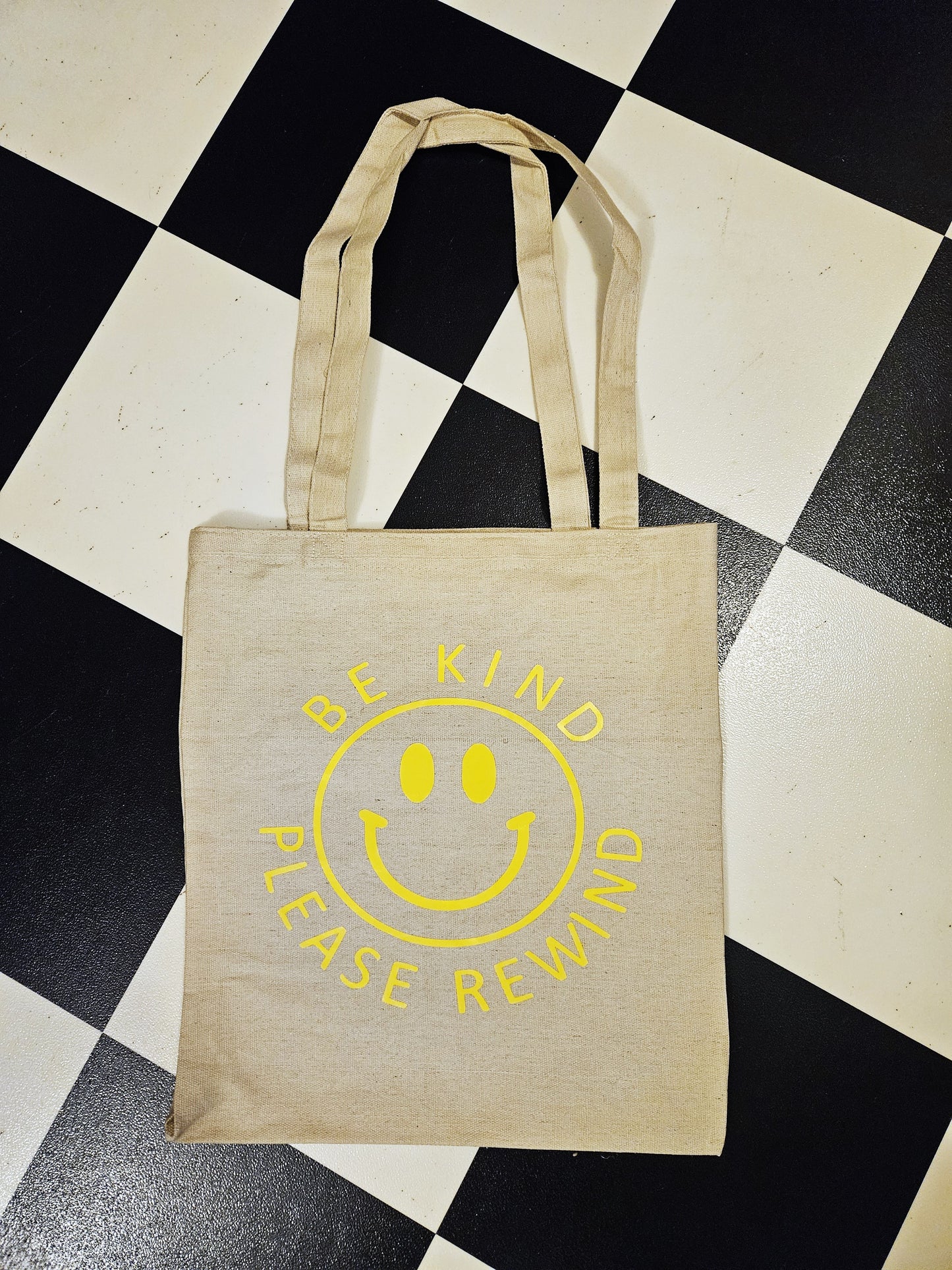 Canvas Tote Bags. Video Rental Stickers set 1