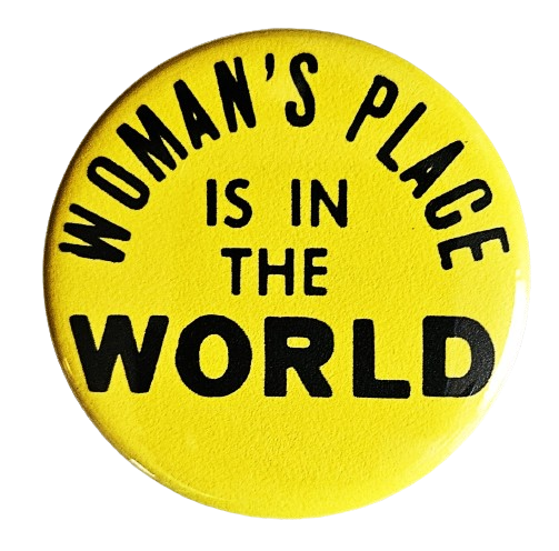 Vintage Feminist Buttons Magnets & Bottle Openers. set 02