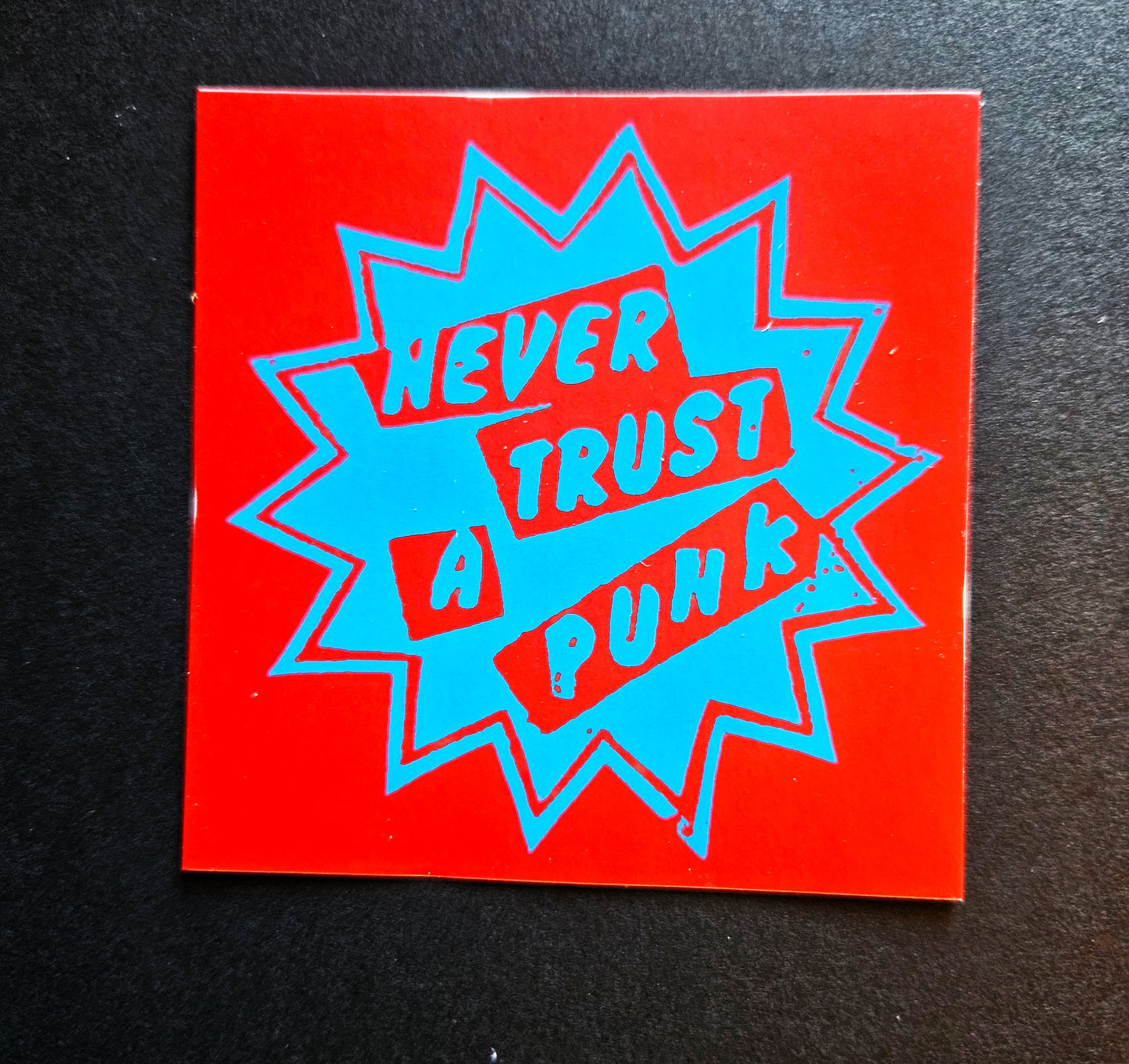 Vintage Reproduction Punk Rock Vinyl Stickers