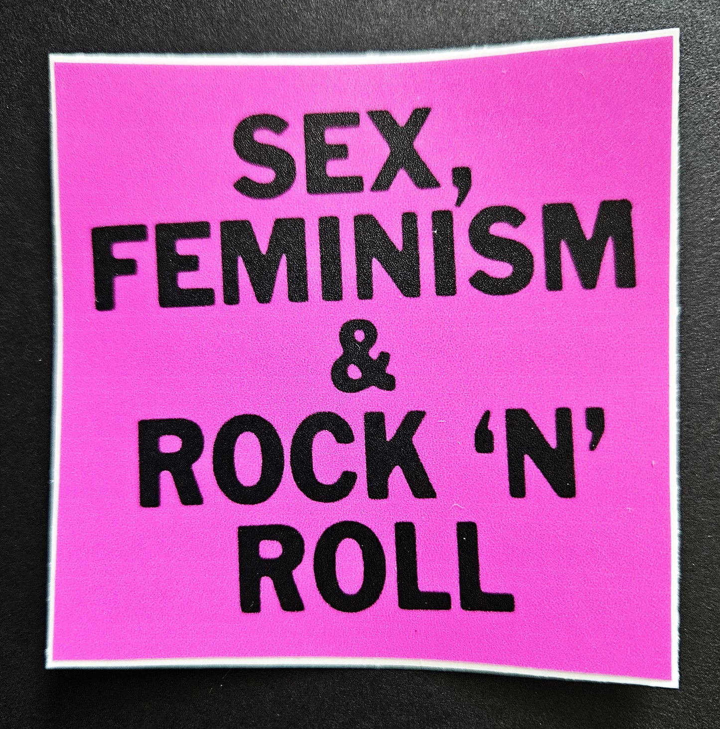 Vintage Reproduction Feminist Vinyl Stickers 3inch