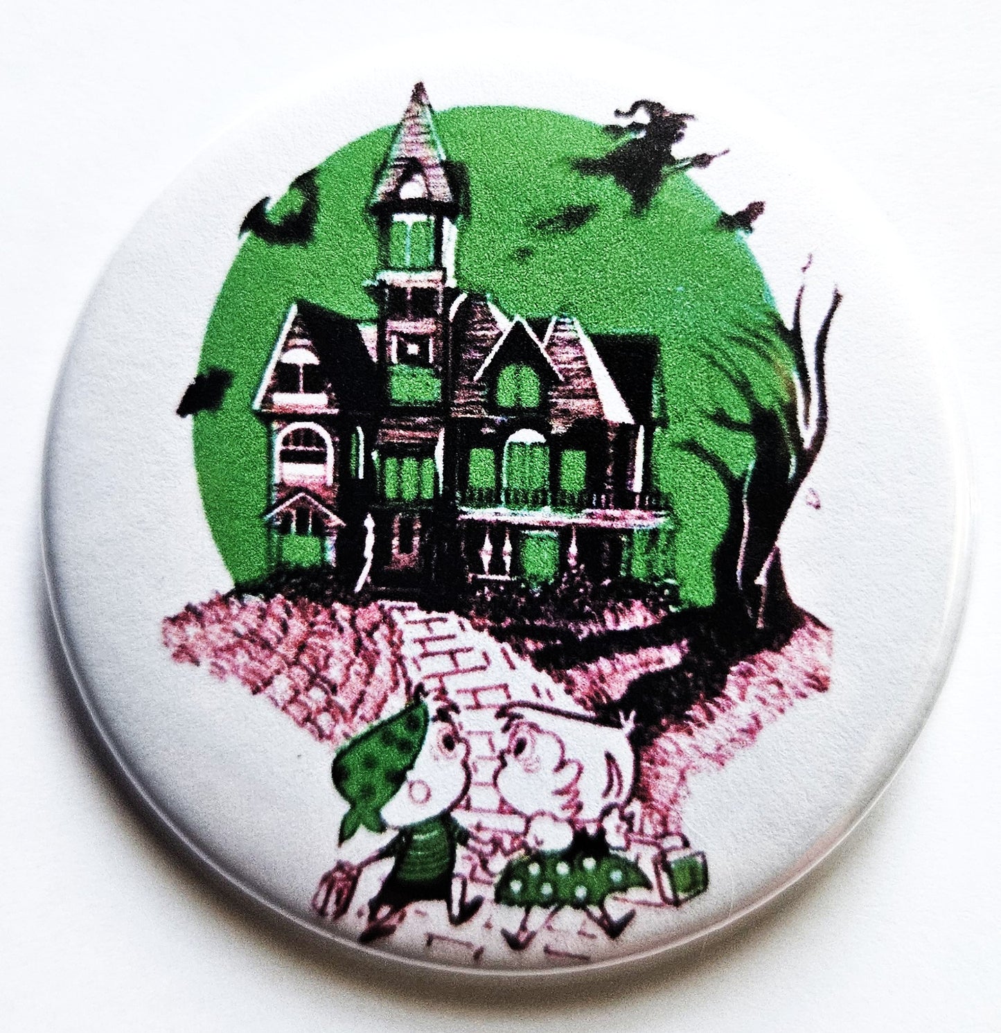 Vintage Halloween Buttons Magnets & Bottle Openers. set 03