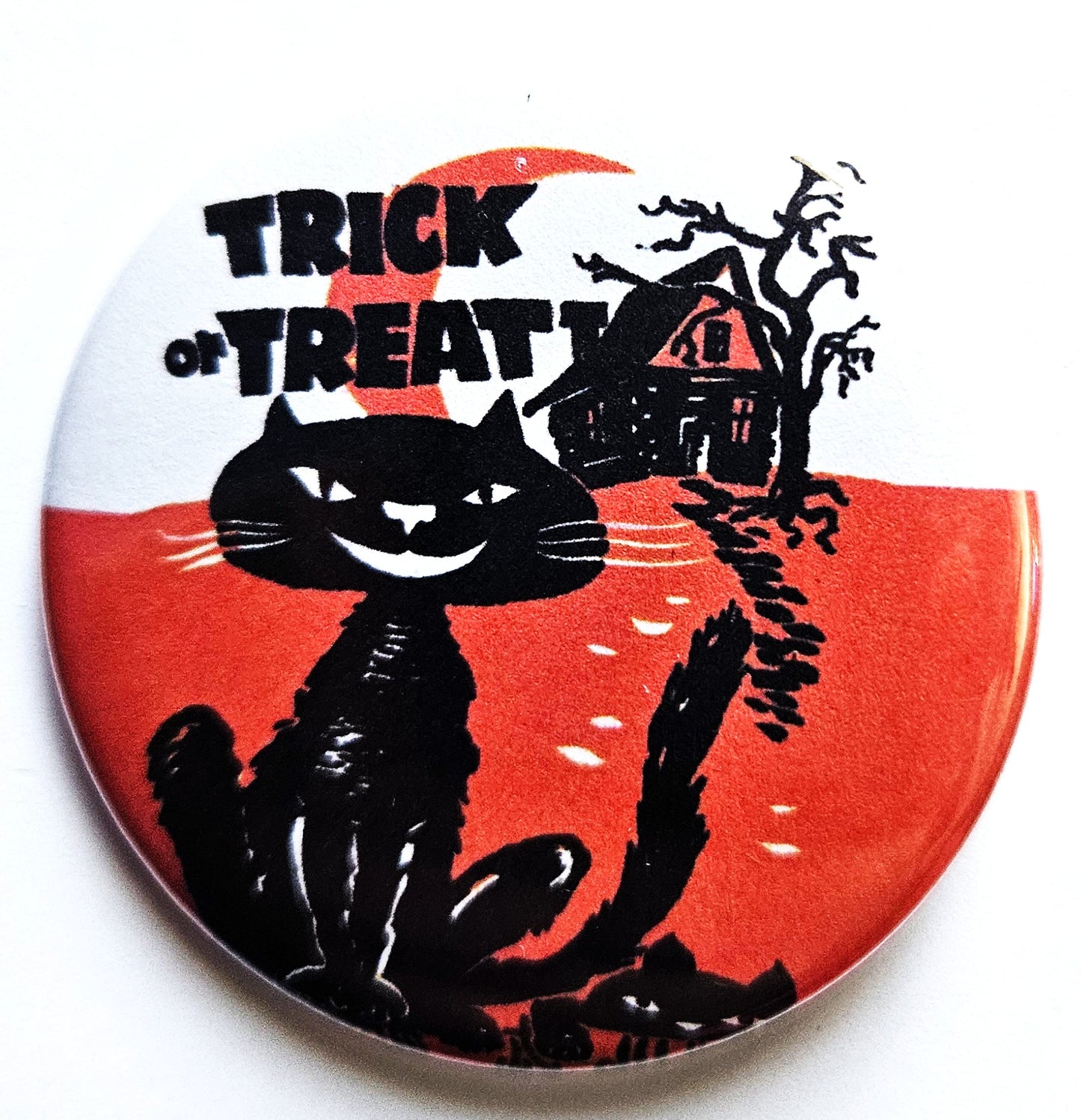 Vintage Halloween Buttons Magnets & Bottle Openers. set 04