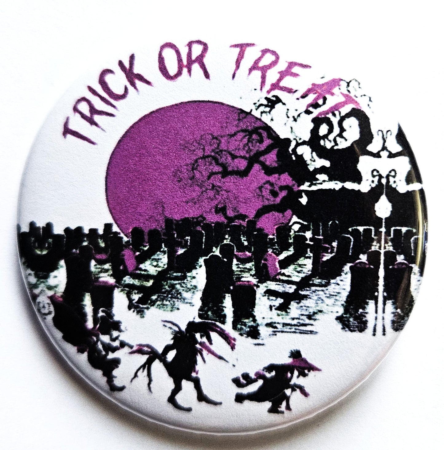 Vintage Halloween Buttons Magnets & Bottle Openers. set 04