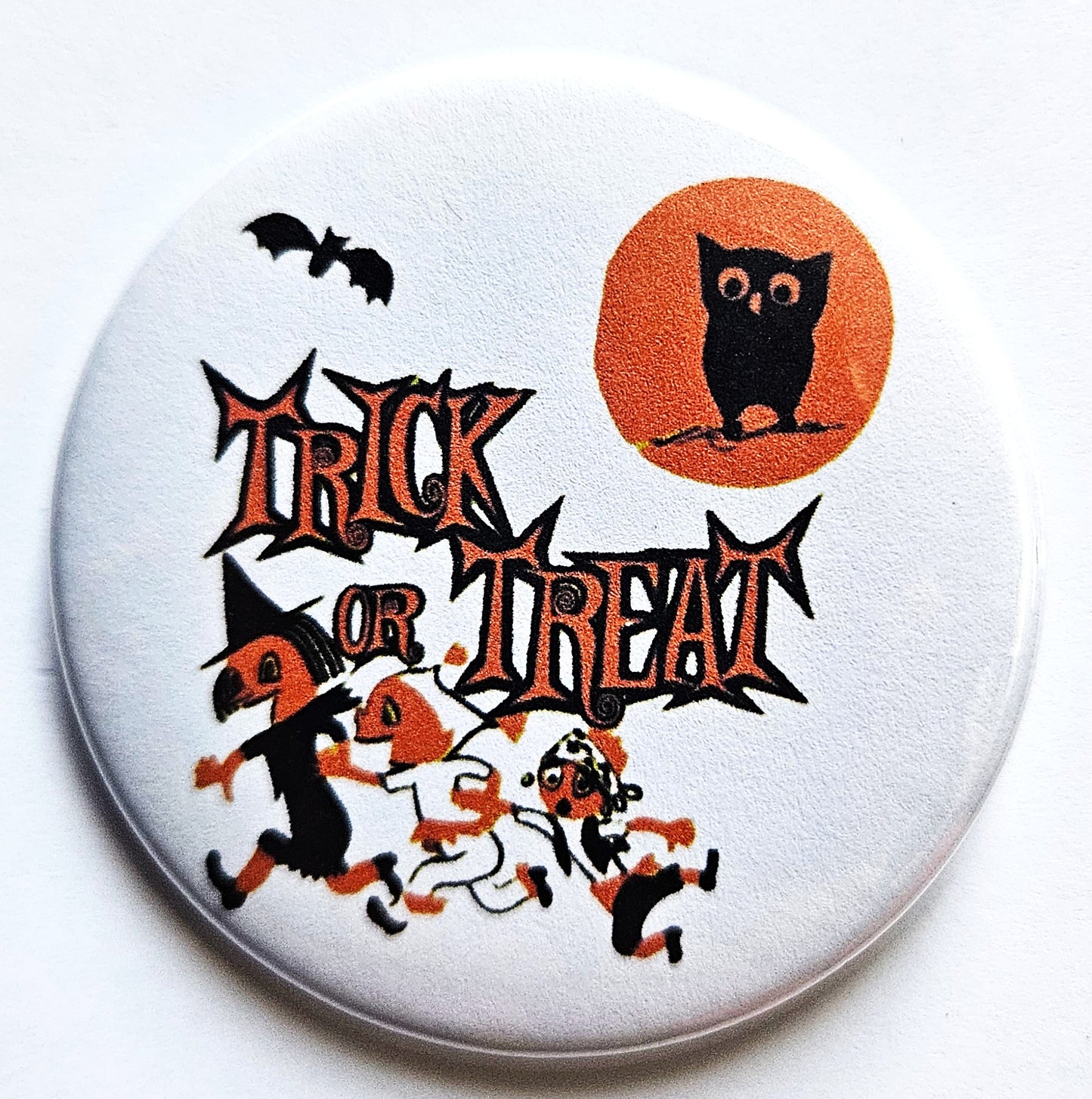 Vintage Halloween Buttons Magnets & Bottle Openers. set 04