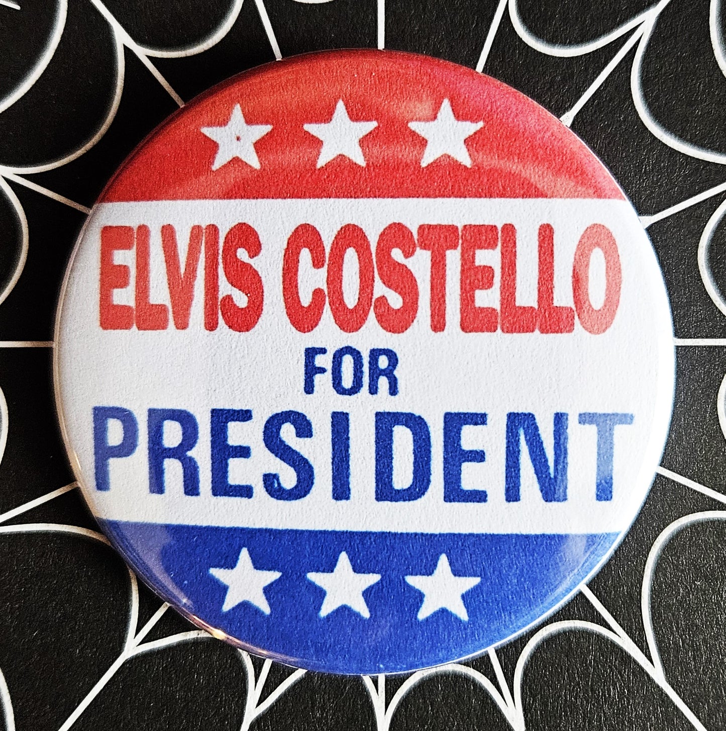 Rockers for President pinback Buttons & Bottle Openers. Set 4