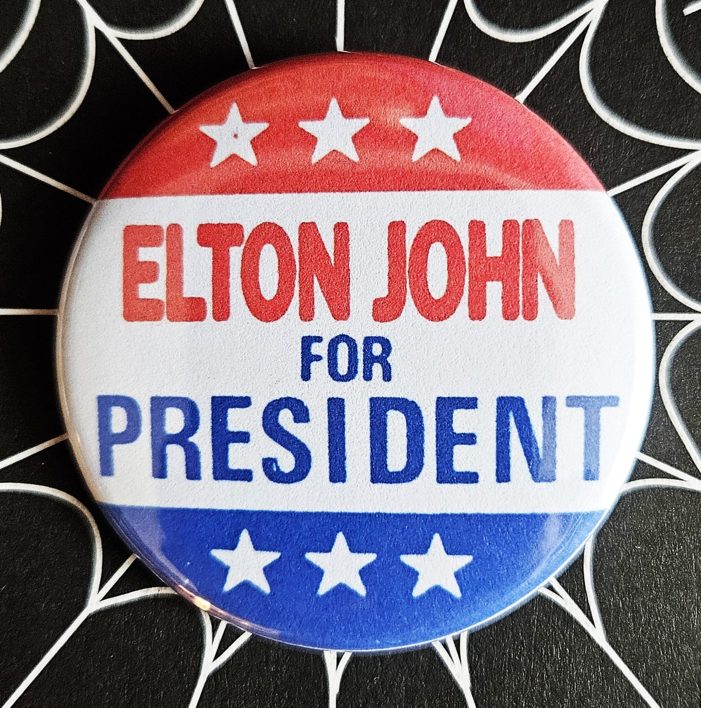 Rockers for President pinback Buttons & Bottle Openers. Set 4