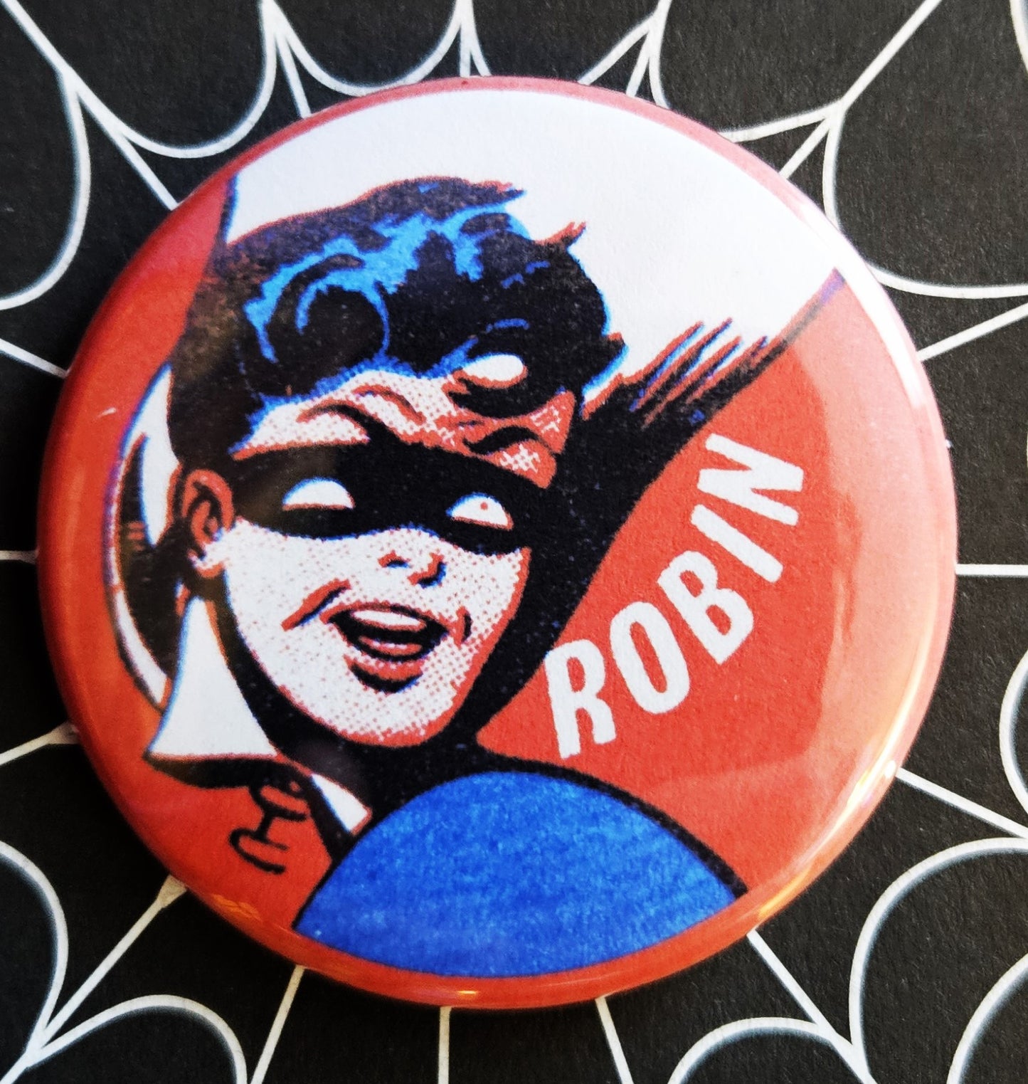 Vintage comic book pinback Buttons & Bottle Openers.