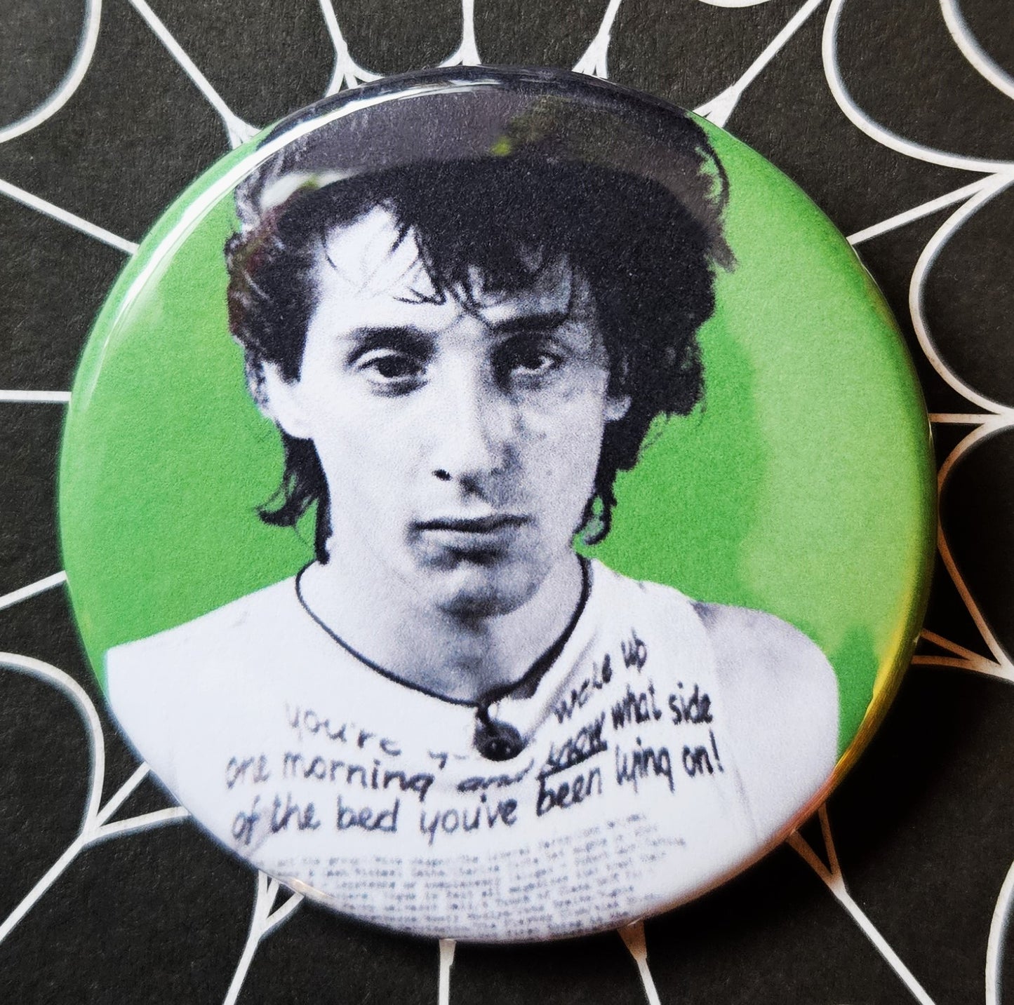 Johnny Thunders pinback Buttons & Bottle Openers.