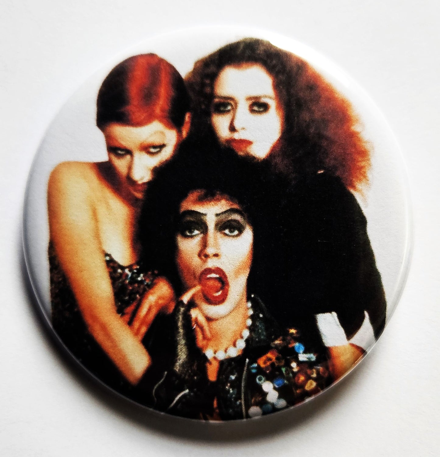 Rocky Horror Picture Show pinback Buttons & Bottle Openers. set 1