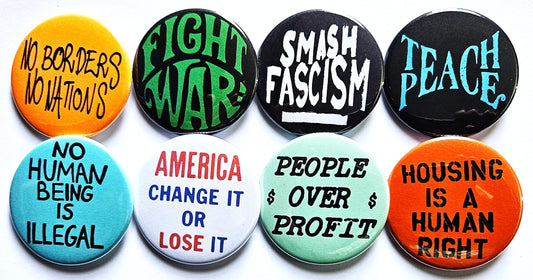 Vintage Political Buttons Magnets & Bottle Openers. set 17
