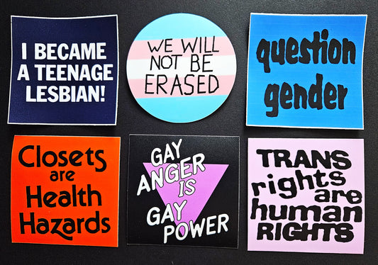 Vintage Reproduction Pride Vinyl Stickers 3inch