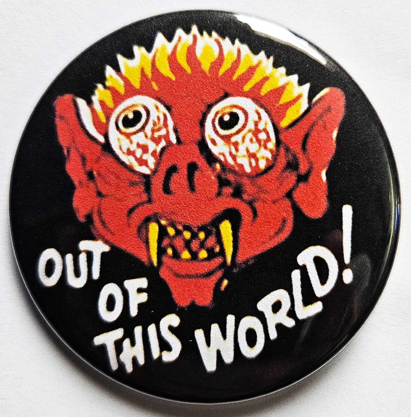 Vintage Horror Buttons Magnets & Bottle Openers. set 09