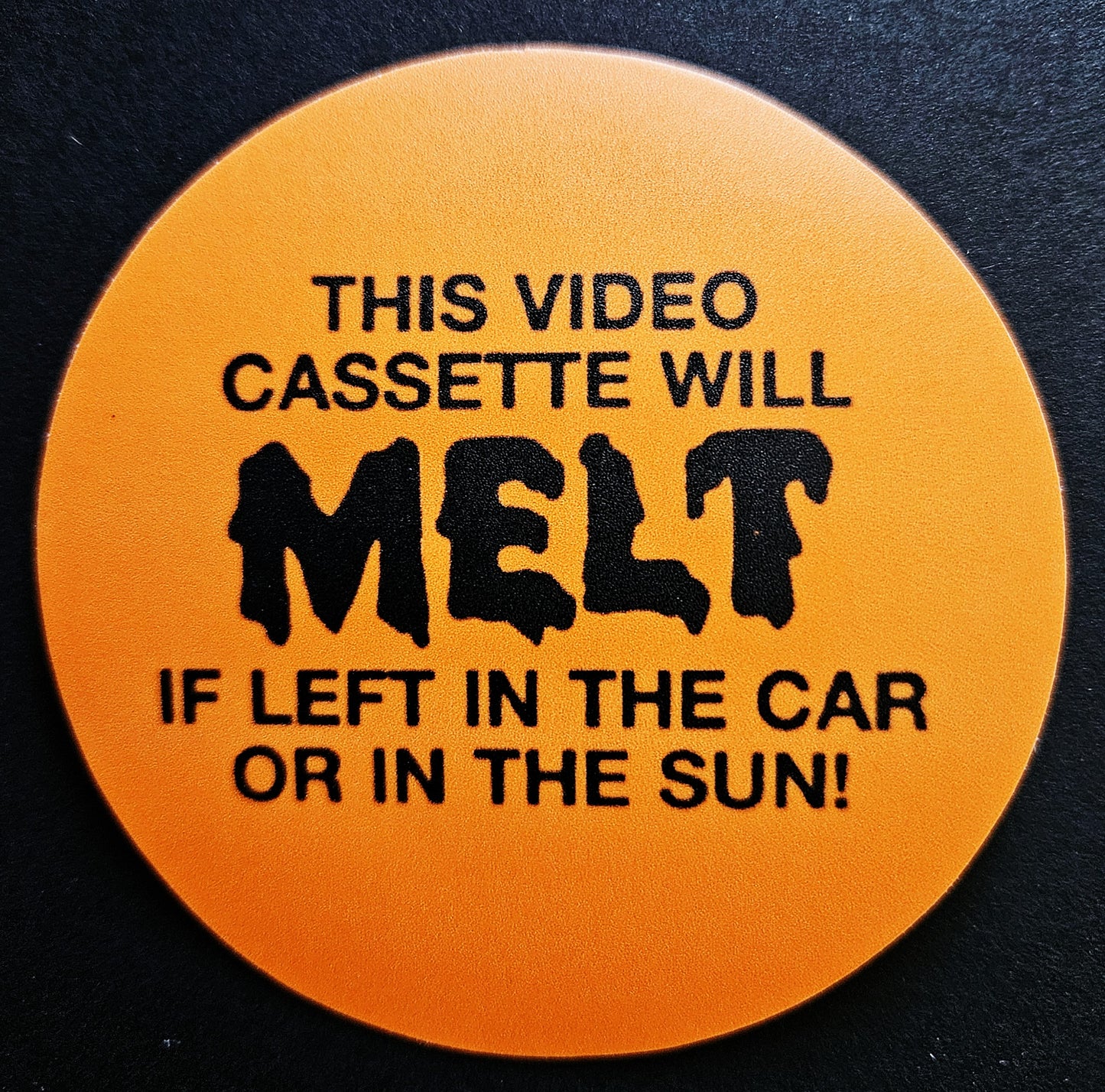 Video Rental Reproduction Vinyl Stickers 3inch