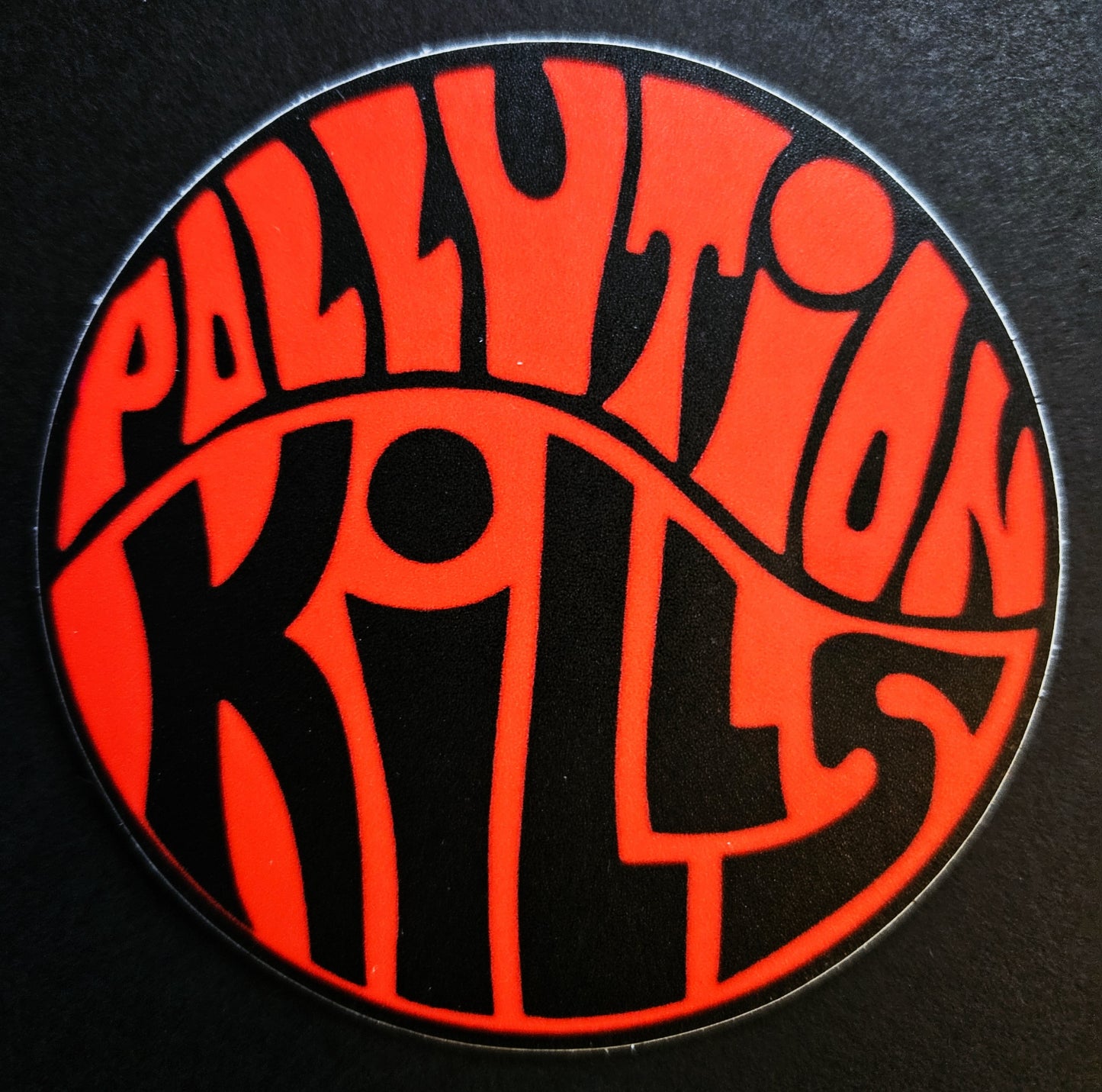 Environmental Vintage Reproduction Vinyl Stickers 3inch