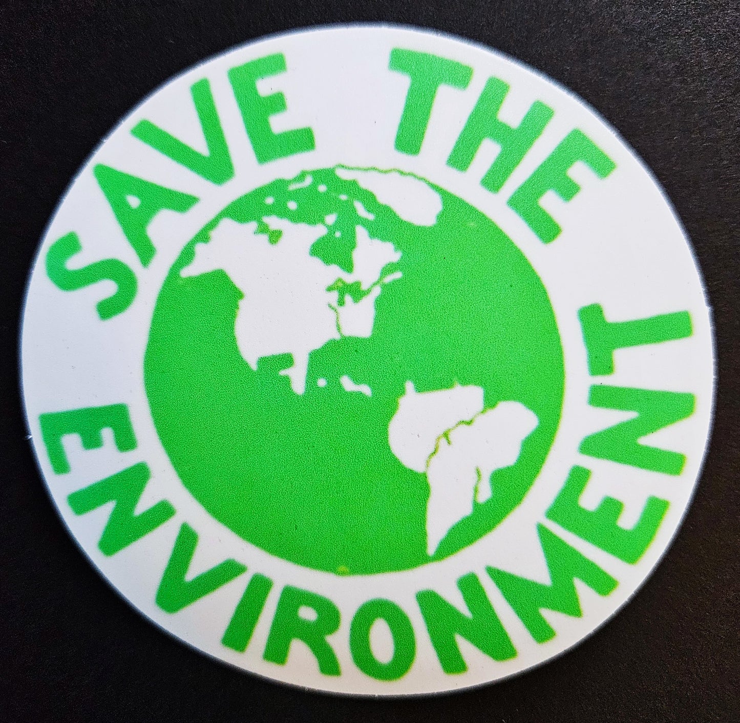 Environmental Vintage Reproduction Vinyl Stickers 3inch
