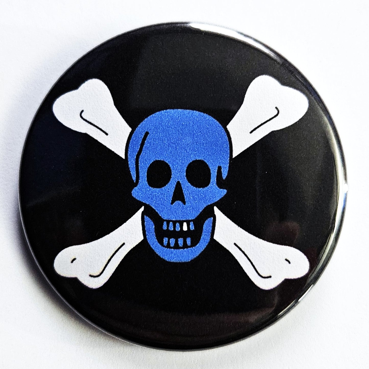Pirate Flag Buttons Magnets & Bottle Openers.