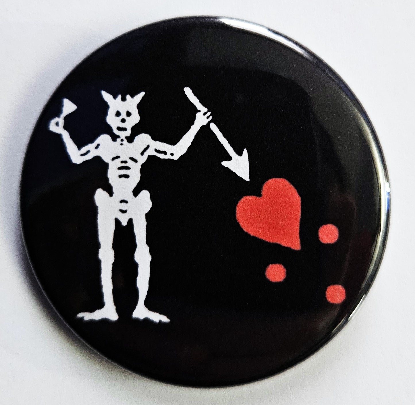 Pirate Flag Buttons Magnets & Bottle Openers.