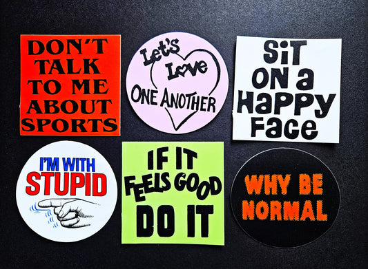Vintage Reproduction Vinyl Stickers 3inch set02