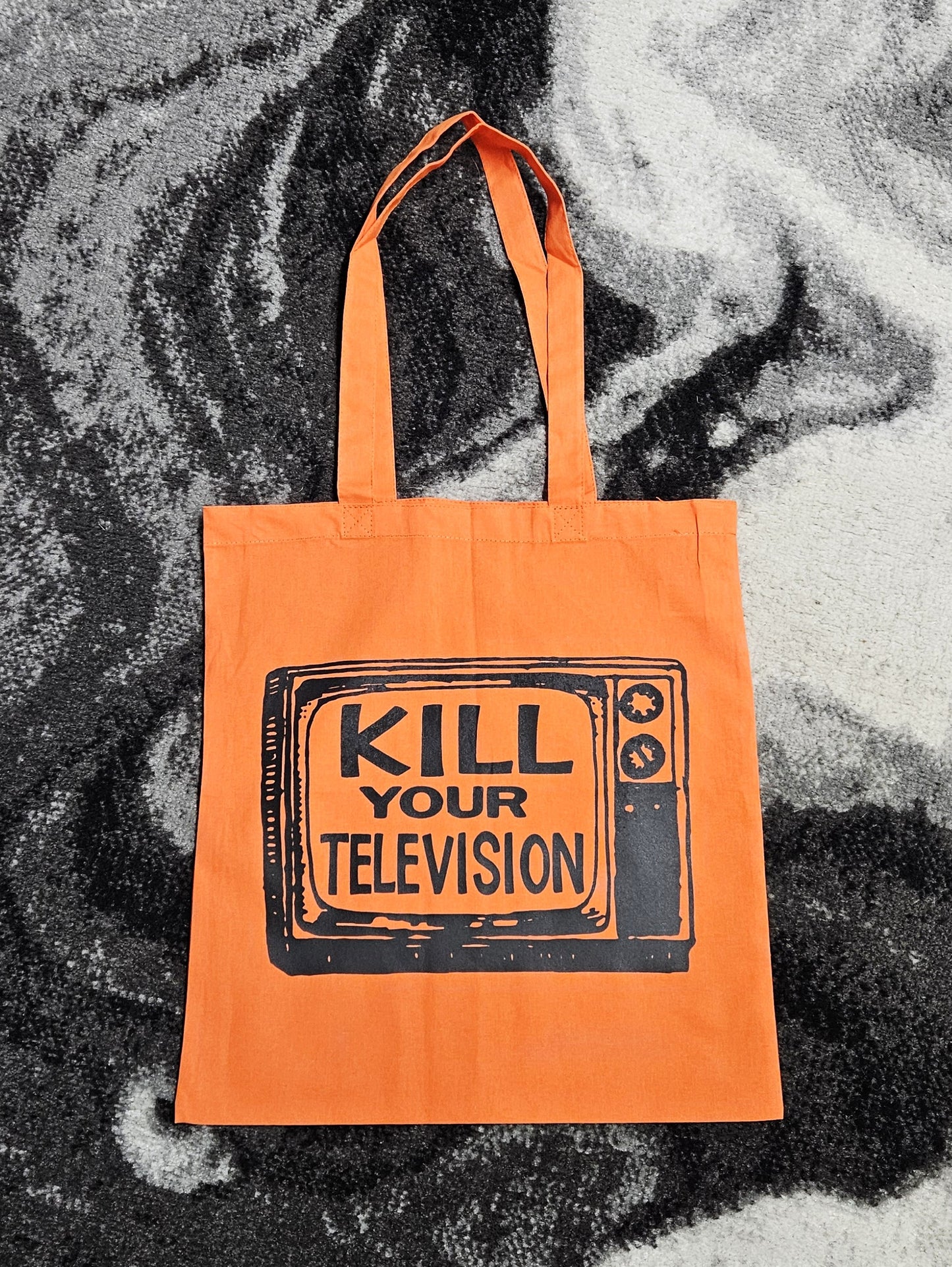 Kill Your Television. Screen-printed Tote Bag