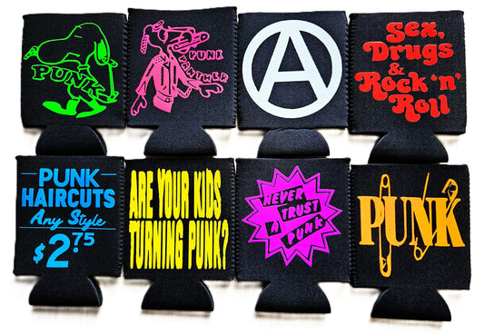 NEW!! Can Coolers 12oz. Punk set 01