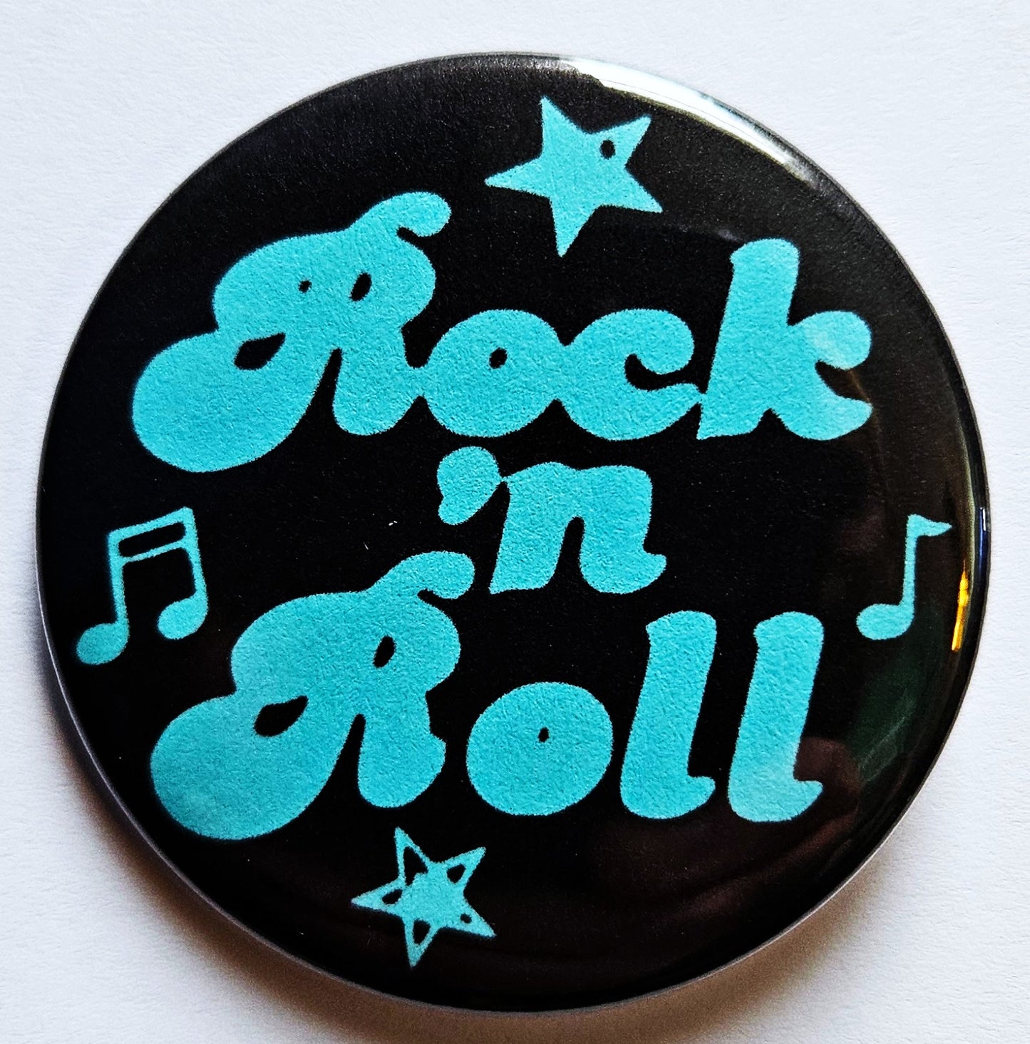 Punk Rock n Roll Buttons Magnets & Bottle Openers. Set 02
