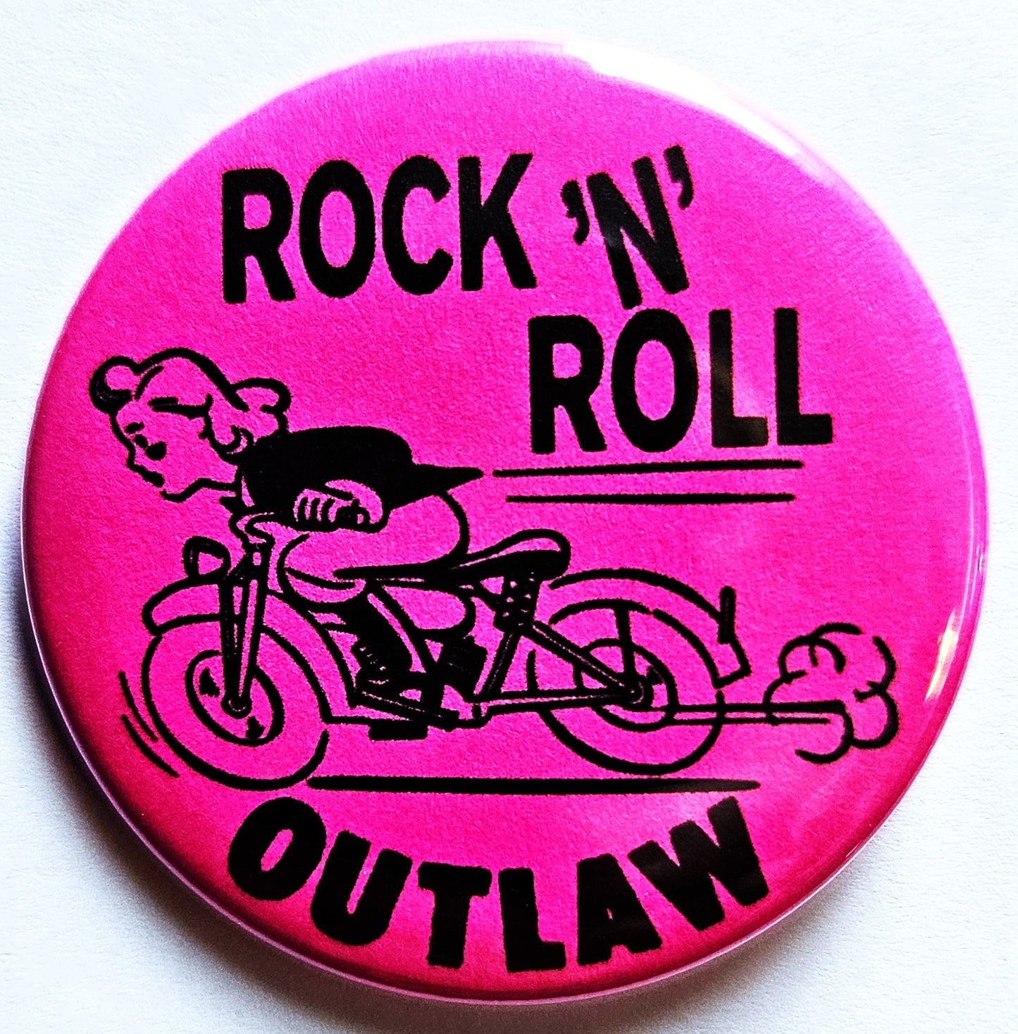Punk Rock n Roll Buttons Magnets & Bottle Openers. Set 03