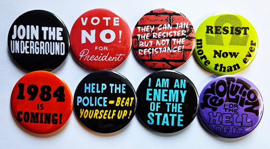 Vintage Political Buttons Magnets & Bottle Openers. set 02