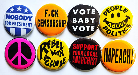 Vintage Political Buttons Magnets & Bottle Openers. set 03