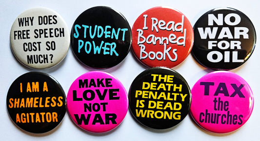 Vintage Political Buttons Magnets & Bottle Openers. set 04