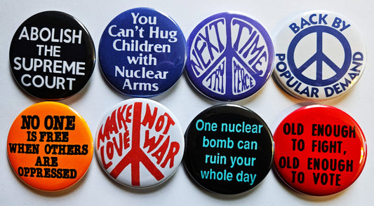 Vintage Political Buttons Magnets & Bottle Openers. set 07