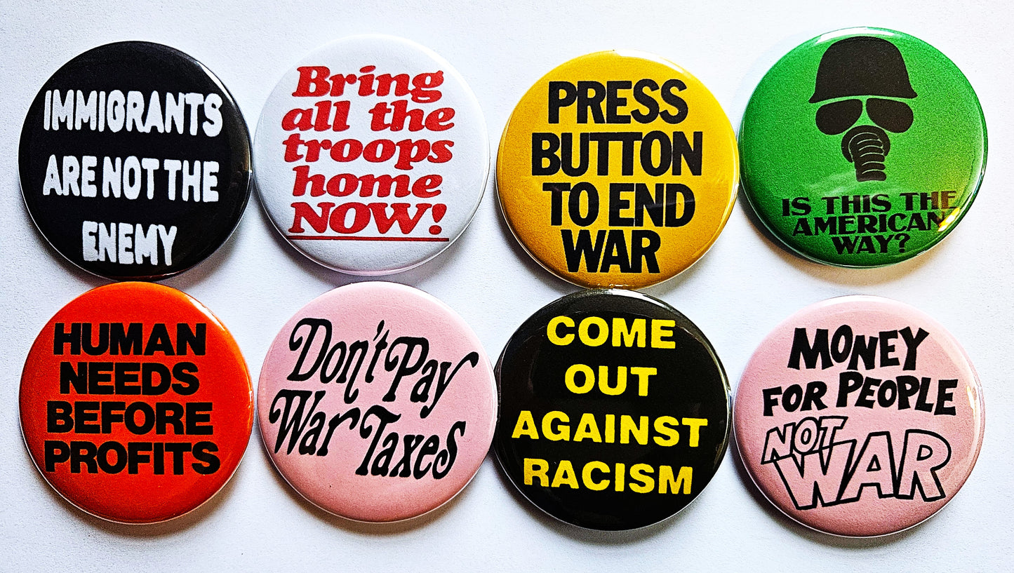 Vintage Political Buttons Magnets & Bottle Openers. set 09