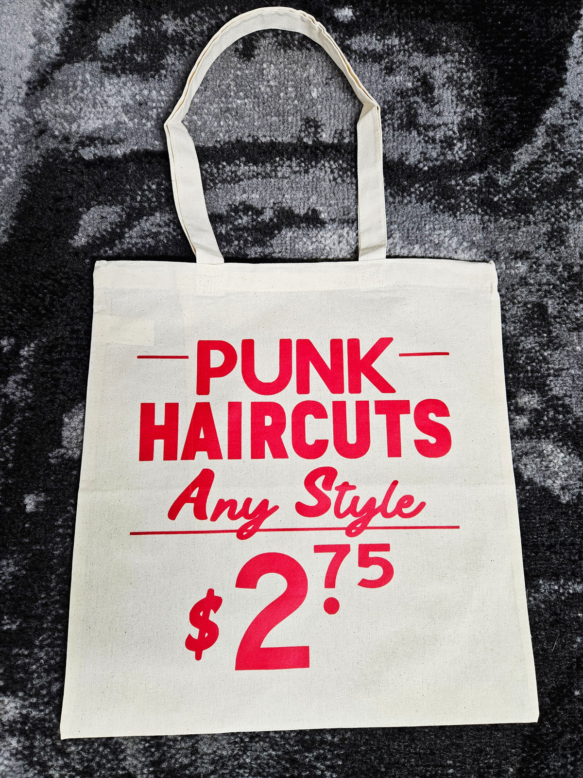 Punk Haircuts. Screen-printed Tote Bag