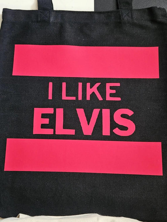 SALE! I Like Elvis Rock n Roll Tote Bag
