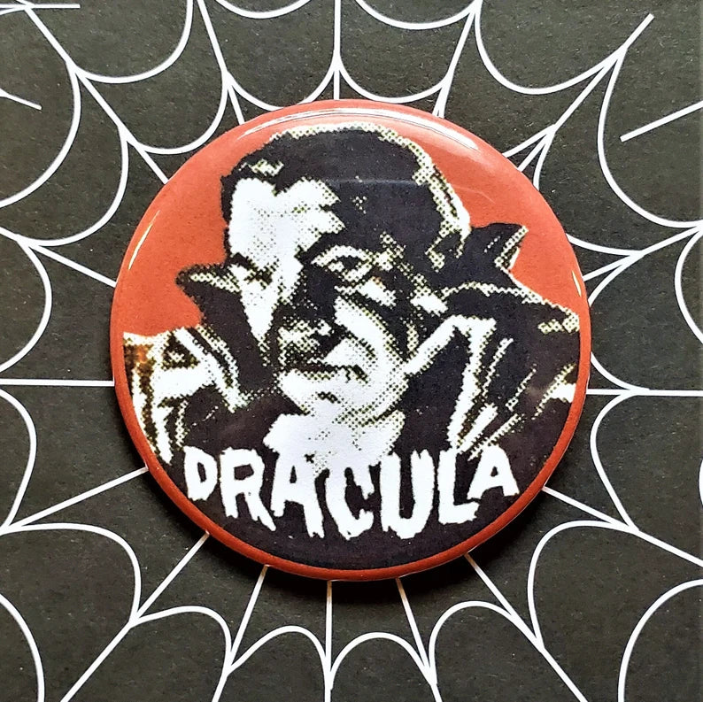 Famous Monsters 1960s pinback Buttons & Bottle Openers.