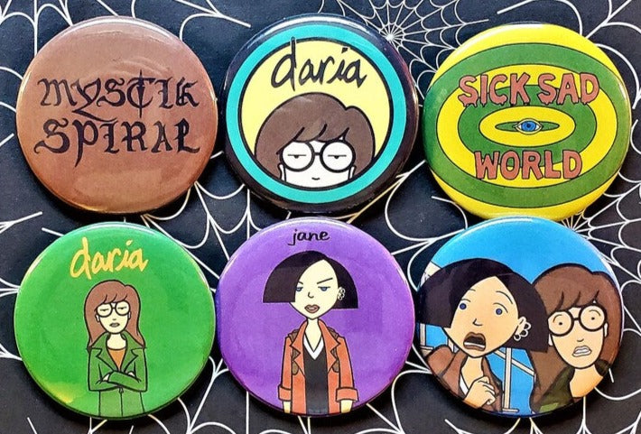 Daria pinback Buttons & Bottle Openers.