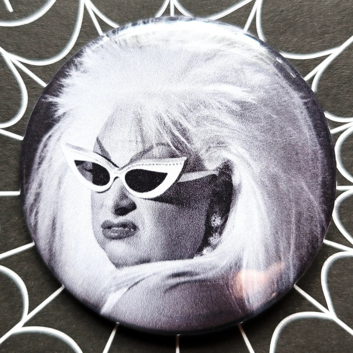Divine pinback Buttons & Bottle Openers.