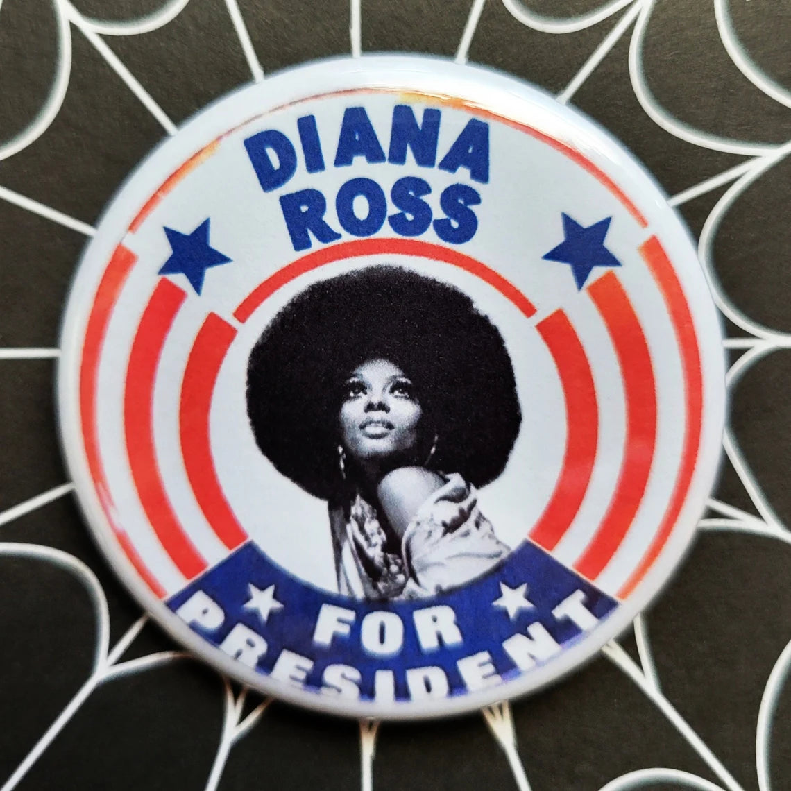 Rockers for President pinback Buttons & Bottle Openers. Set 97