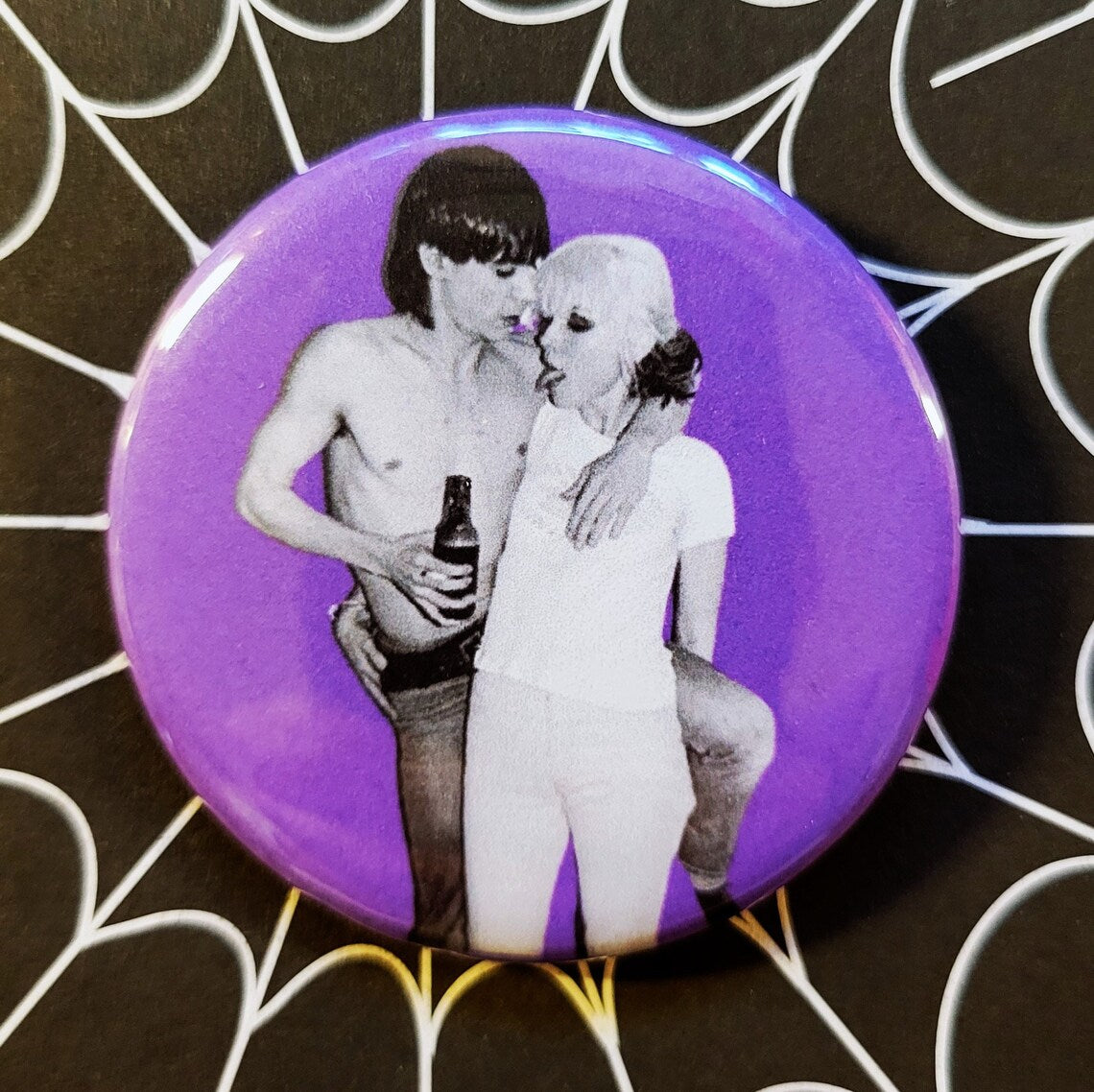 Iggy Pop pinback Buttons & Bottle Openers.